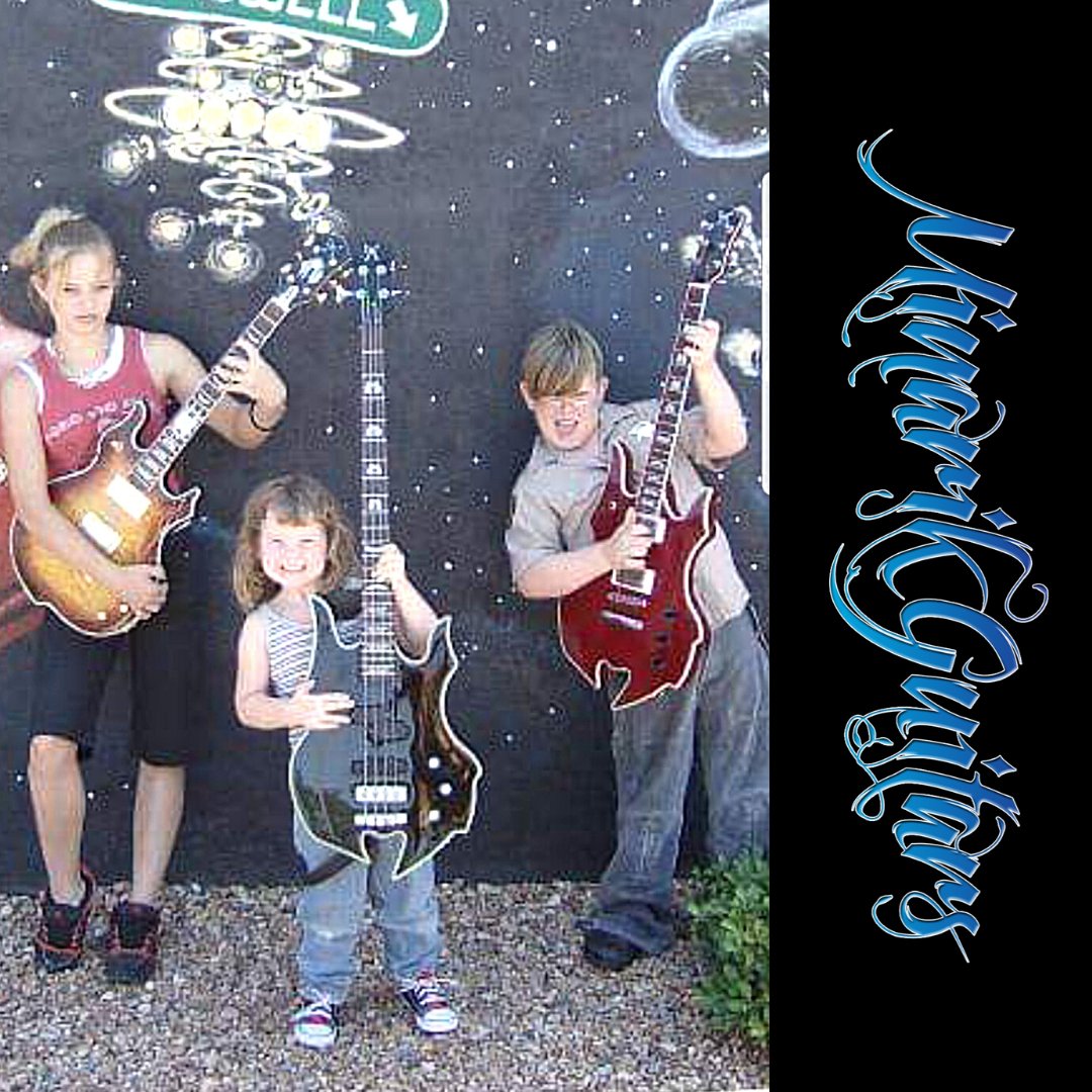 The family that plays together stays together!  

Check out Divinely Designed Instruments on Amazon to grab a Minarik Guitar for yourself or someone that you love: amazon.com/Minarik-Diablo…