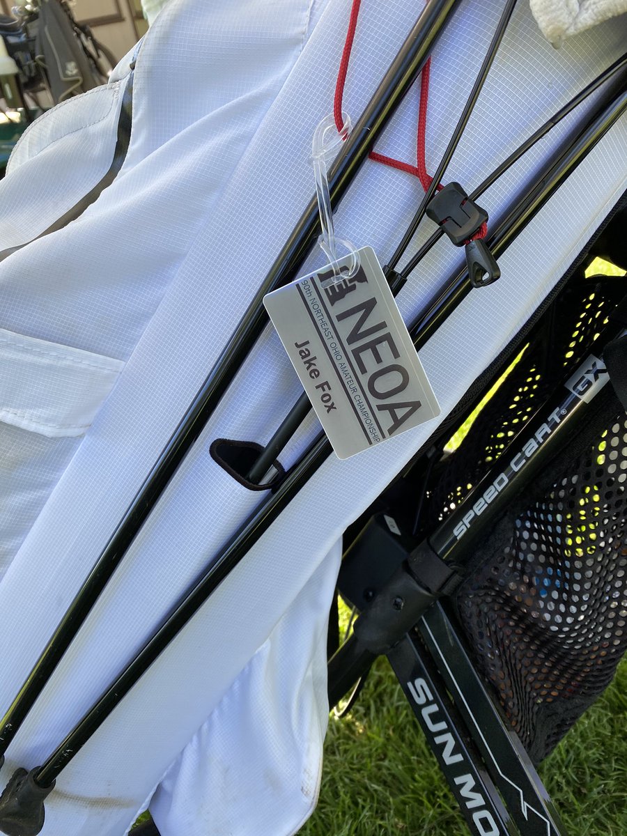 NorthernOhioGA's tweet photo. Thank you to Total ID Solutions (@totalid) for the materials to make this awesome bag tag for players this week! #NEOA #NOGA https://t.co/n8RhaS2IaU