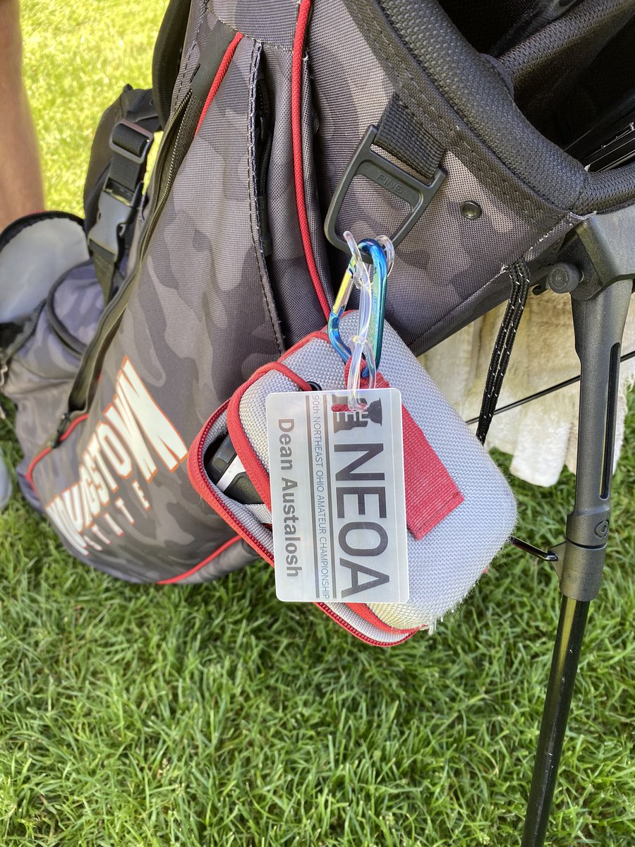 NorthernOhioGA's tweet photo. Thank you to Total ID Solutions (@totalid) for the materials to make this awesome bag tag for players this week! #NEOA #NOGA https://t.co/n8RhaS2IaU