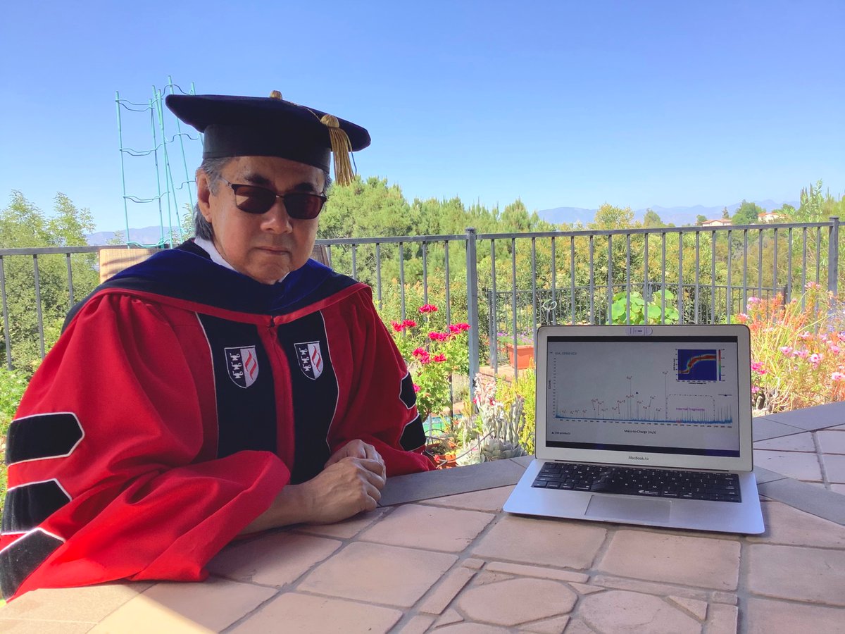 JoeLoo85614818's tweet image. Great talk by Carolina in Brandon Ruotolo&apos;s group. The ASMS reboot has allowed me to multi-task. UCLA&apos;s graduation is this coming weekend. Need to prepare some videos for the remote ceremony. I can watch ASMS talks at the same time. @RuotoloLab #ASMS2020