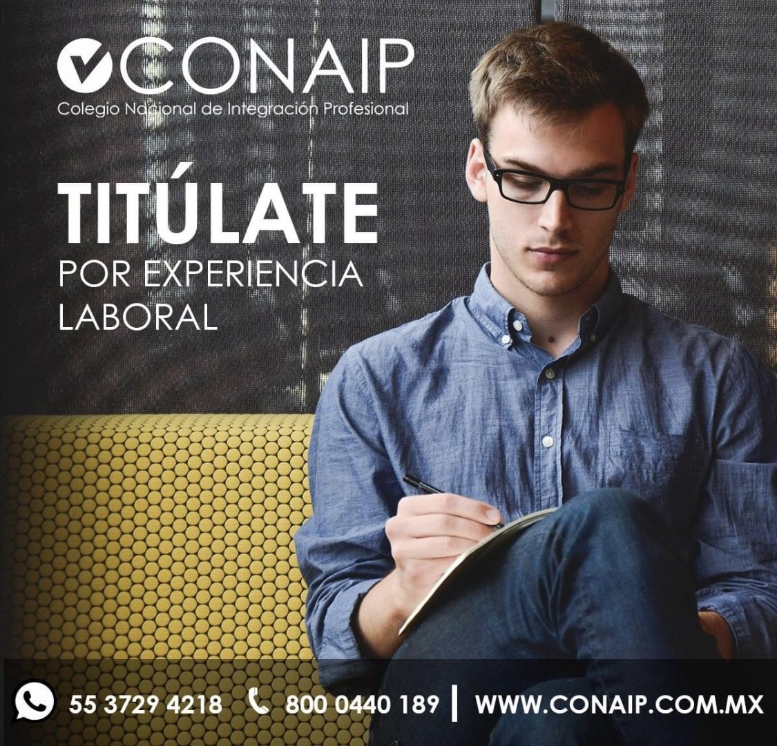 LaloConaip's tweet photo. ¡Titulación por #ExperienciaLaboral! 👩🎓👨🎓
En #CONAIP tenemos un opción para ti
Más Información:
☎ 800 0440 189 | 💻 https://t.co/hsL9l3eEZx | 📲 WhatsApp: 5579235756
@En_laDelValle https://t.co/Oj3PVbG0du