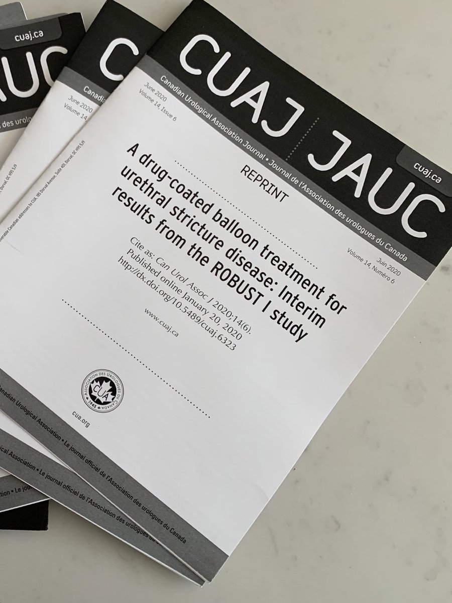 OptilumeDCB's tweet image. It’s in print! ROBUST I interim study results using the novel and innovative #OptilumeDCB for the treatment of Urethral Stricture