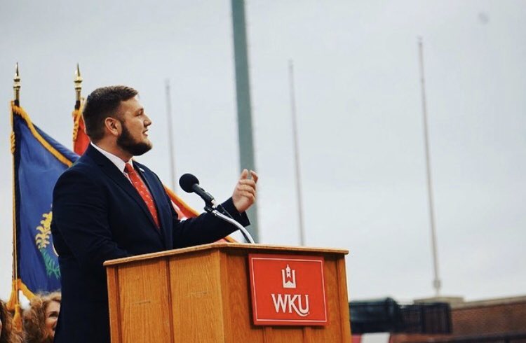 Our next Executive Board Spotlight is our VP of Judicial Affairs, Will Harris! Will is a senior from Glasgow, KY majoring in Corporate &amp; Organizational Communication with a double minor in Marketing &amp; Sales. Will is a member of <a href="/WKUPhiDelt/">Phi Delta Theta WKU</a> where he serves as their Bylaws Chair...