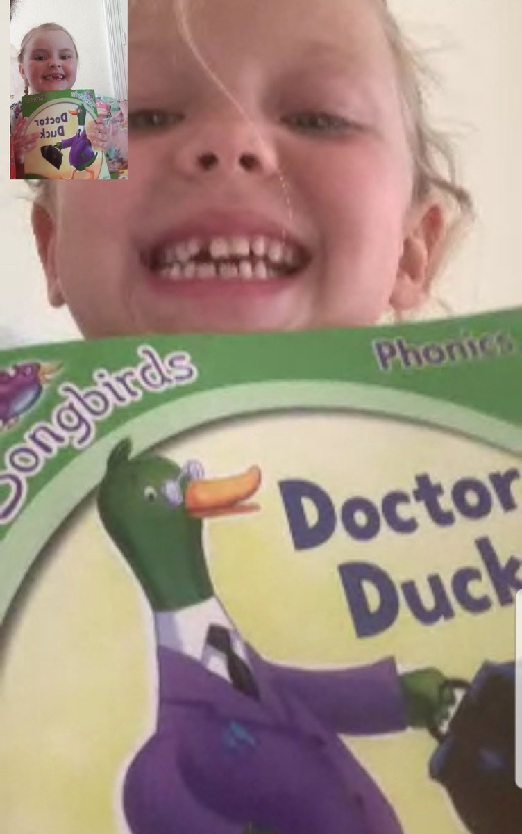 AtkinsonSianne's tweet photo. Esmee and Blossom from year 1 have been video calling each other and reading books together taking turns per page 💗 @Temple_Sutton @lihtrust @LauraRi18704403 https://t.co/bwqZTil3CZ