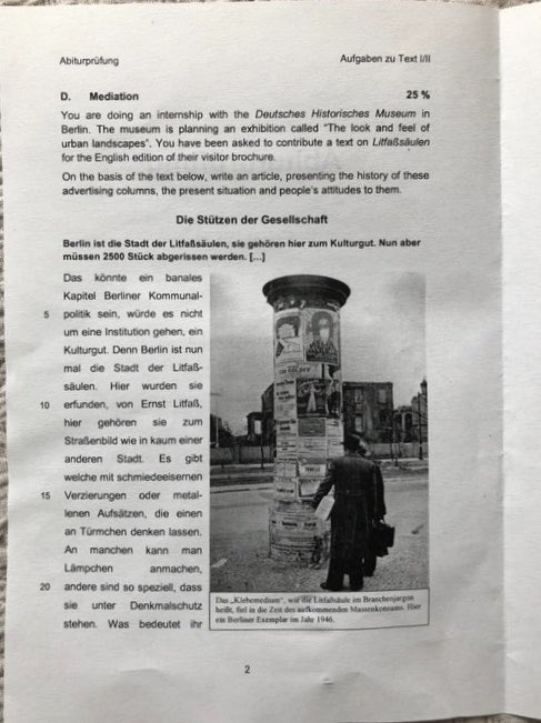 Verena Mayer Ich Habe Zwar Kein Bayern Abitur Dafur War Ein Text Von Mir Eine Aufgabe In Der Englisch Abiturprufung In Bayern Jetzt Habe Ich Wirklich Alles Erreicht Im Leben T Co Qtl9cjtttg