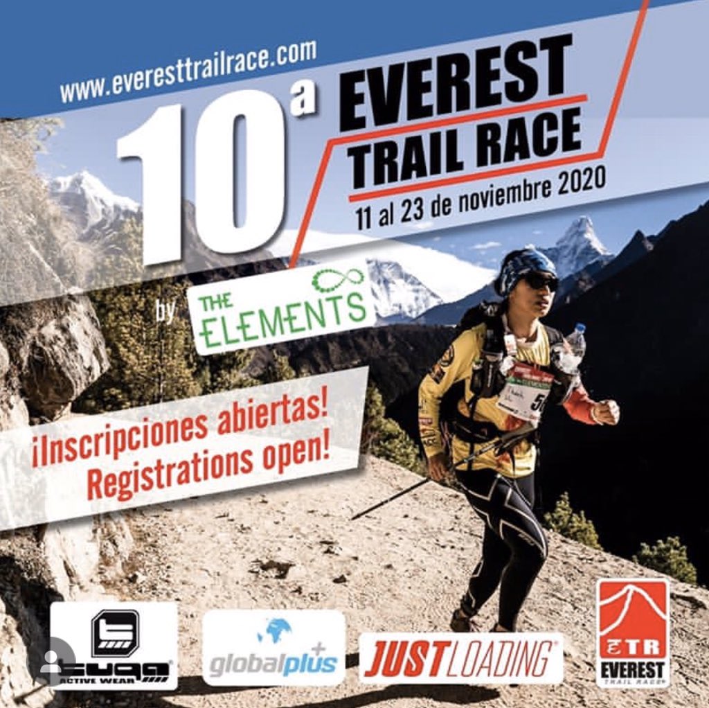 GlobalplusWeb's tweet photo. Nos unimos un año más con @SirTracking para decir presente en la 10a edición de la @Everest_ETR 🏃♂️ 🏃♀️ la carrera por etapas en el Himalaya 🏔 más exigente del mundo #SIR #Competition #Himalaya #Everest #mountains #Running #TrailRunning #ETR2020 https://t.co/R08TVep3GL