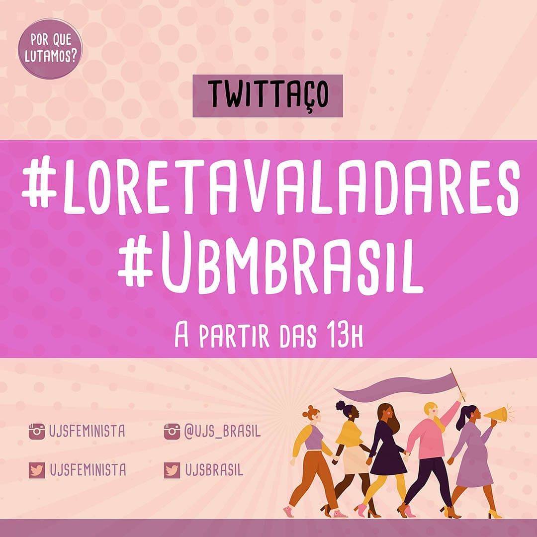 ubmoficial's tweet photo. FEMINISMO LIBERTA: Por um mundo de igualdade: contra toda opressão! #loretavaladares #ubmbrasil https://t.co/xD3WfnxI5r