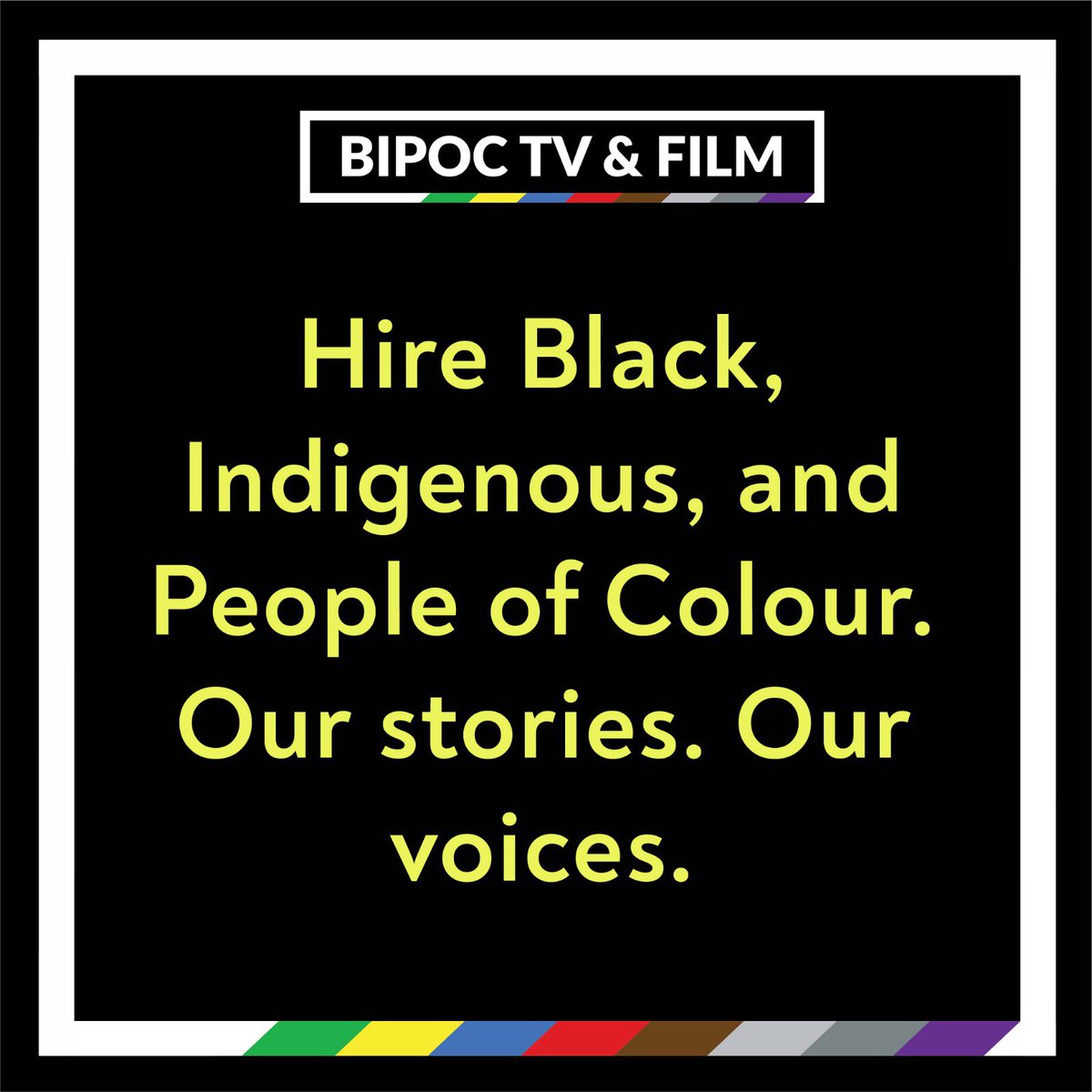 warrenpsonoda's tweet image. Commit &amp;amp; follow-through. A message from @BIPOCtvandfilm #blackcreatives #indigenouscreatives #bipoc #blacklivesmatter  #HireBlackWriters 1/2