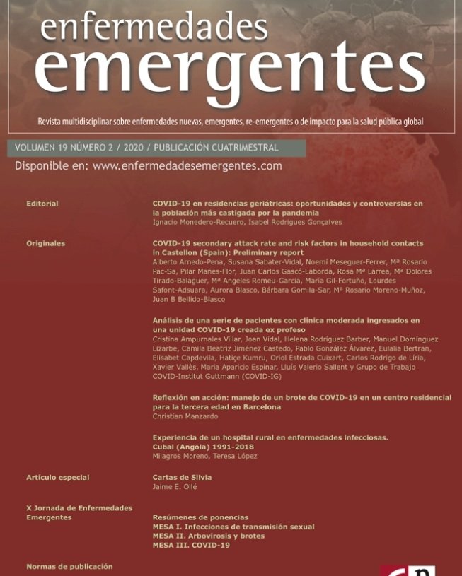#COVIDー19: Artículos sobre transmisión, residencias, análisis de casos. #TB en Angola y Bolivia.
Ver: EnfermedadesEmergentes.com
@seimc <a href="/sespas/">SESPAS</a> <a href="/seepidemiologia/">SEE</a> <a href="/SEMPSPH/">SEMPSPGS</a> 
<a href="/SEPAR_PII_TB/">PII TB SEPAR</a> <a href="/ServeisClinics/">Serveis Clínics</a> <a href="/tbexperimental/">Experimental TB Unit (UTE) of the IGTP-HUGTIP</a> @salutpublicabcn <a href="/informecovid/">informeCOVID</a> <a href="/ISGLOBALorg/">ISGlobal</a> <a href="/BIOCOMSC1/">BIOCOM-UPC</a> <a href="/TB_UITB/">UITB</a>