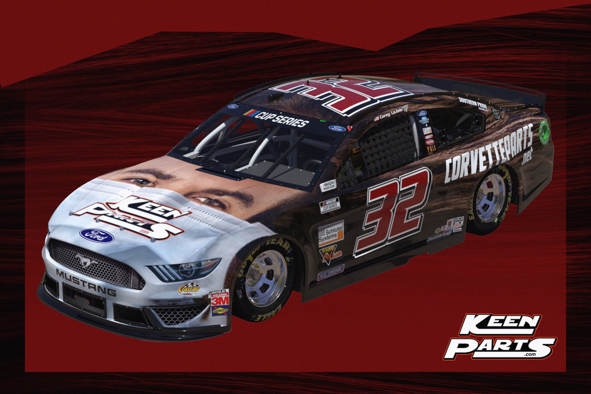 Corey lajoie on sale face car