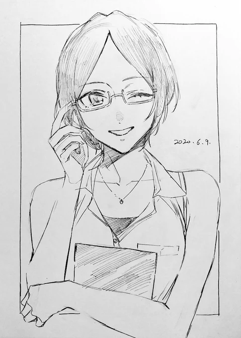 一日一奏!奏チャ!「せんせい」です。

はやみてんてー…
眼鏡速水描きたかったので! 