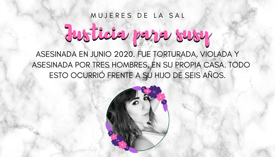 mujeresdelasal's tweet photo. Susy estaba en su casa cuando tres hombres entraron, la violaron y la asesinaron. Todo esto ocurrió frente a su hijo de seis años hace unos días en Chihuahua. 

¿Ya lo ven? No es el lugar, no es la hora, no es la manera de vestir. 

Exigimos #JusticiaParaSusy. https://t.co/1tHjgjA8Wq