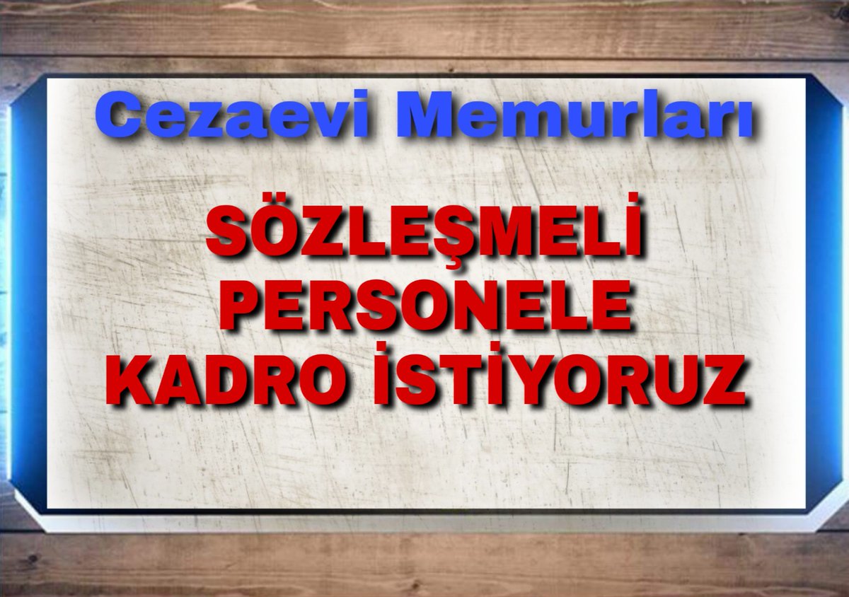 CezaeviSendika's tweet photo. #Cezaevi personeli olarak Maaşlarda iyileştirme istiyoruz lütfen duyun sesimizi @RTErdogan @abdulhamitgul @KusUgurhan @dbdevletbahceli @kilicdarogluk #BeratAlbayrak @cenginyurt52 @mvcemalozturk  @gurselerol62 @memurlarnet @zulfudemirbag23 @zulfutolgagar https://t.co/XBzklXU38s
