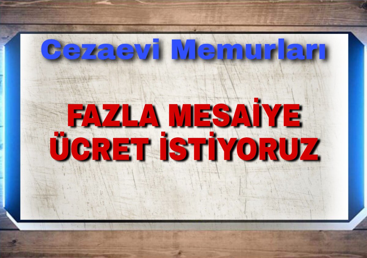CezaeviSendika's tweet photo. #Cezaevi personeli olarak Maaşlarda iyileştirme istiyoruz lütfen duyun sesimizi @RTErdogan @abdulhamitgul @KusUgurhan @dbdevletbahceli @kilicdarogluk #BeratAlbayrak @cenginyurt52 @mvcemalozturk  @gurselerol62 @memurlarnet @zulfudemirbag23 @zulfutolgagar https://t.co/XBzklXU38s