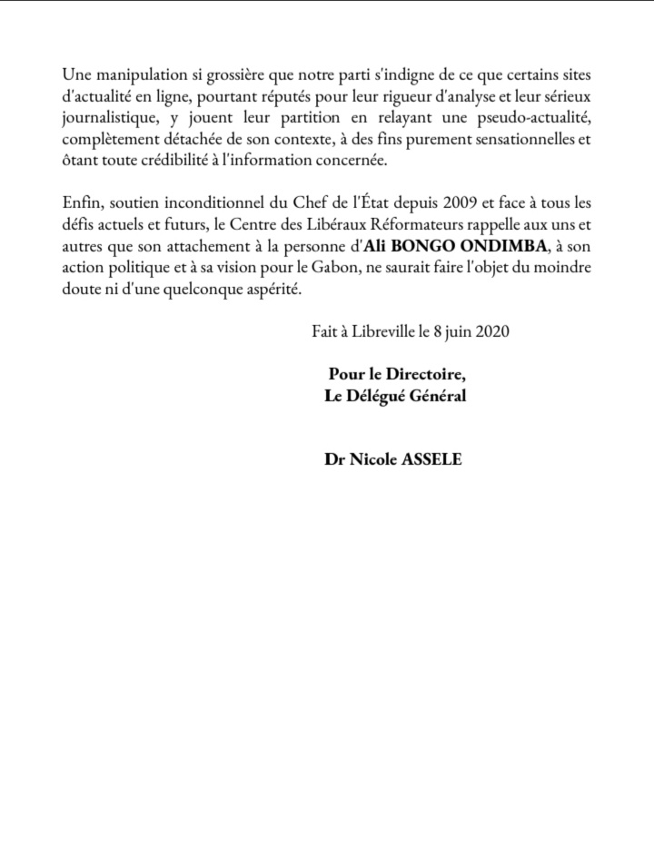 #CLR #Communiqué