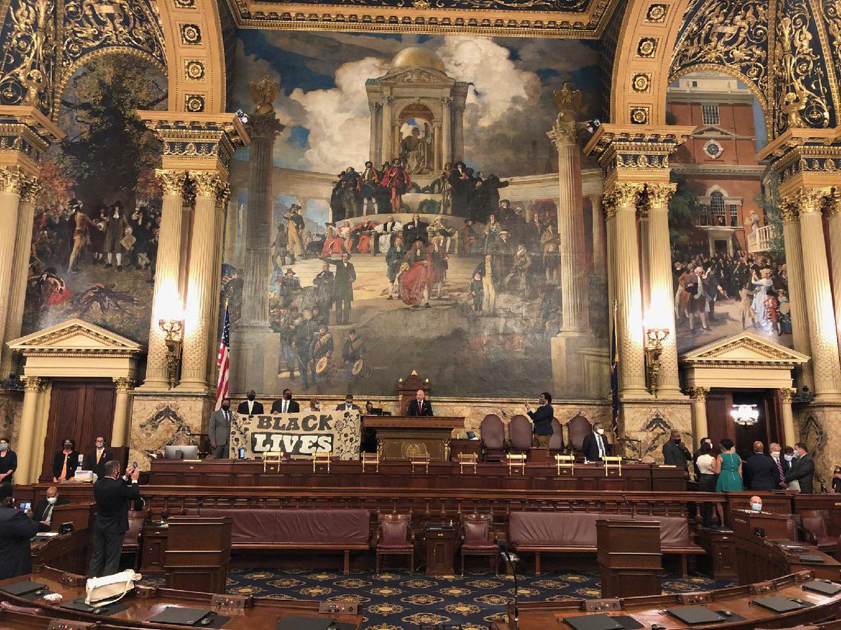 RepHarris's tweet photo. The Speaker has agreed to support a special session to address law enforcement reforms. This is how civil disobedience makes a difference. https://t.co/2zuE5OybkO