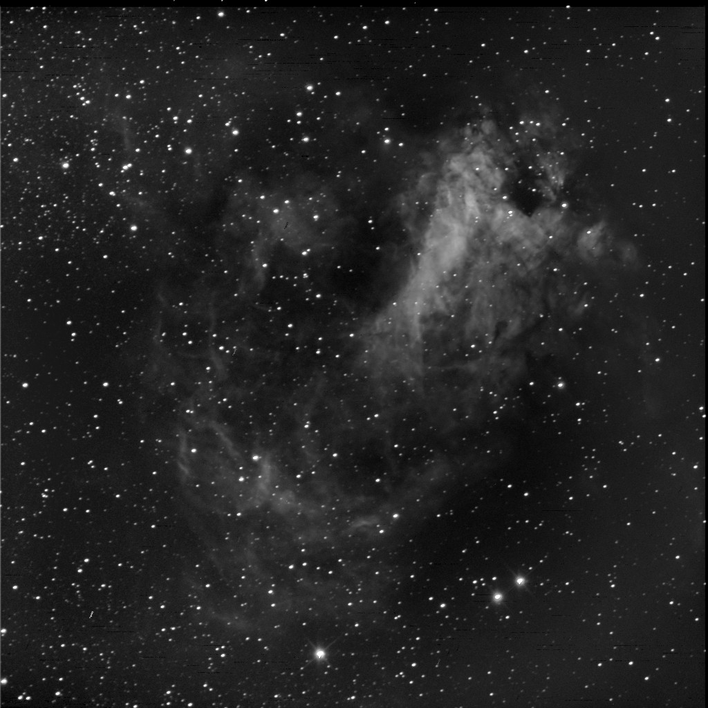 AstroTiana's tweet photo. La nebulosa #Messier17 es troba a la regió de Sagitari, molt rica en objectes de cel profund perquè està en la direcció del centre de la galàxia. Se la considera una de les regions de formació estel·lar més riques de la Via Lactia. Imatge feta des de l’observatori. #1imatgealdia https://t.co/np1FUGJHMT