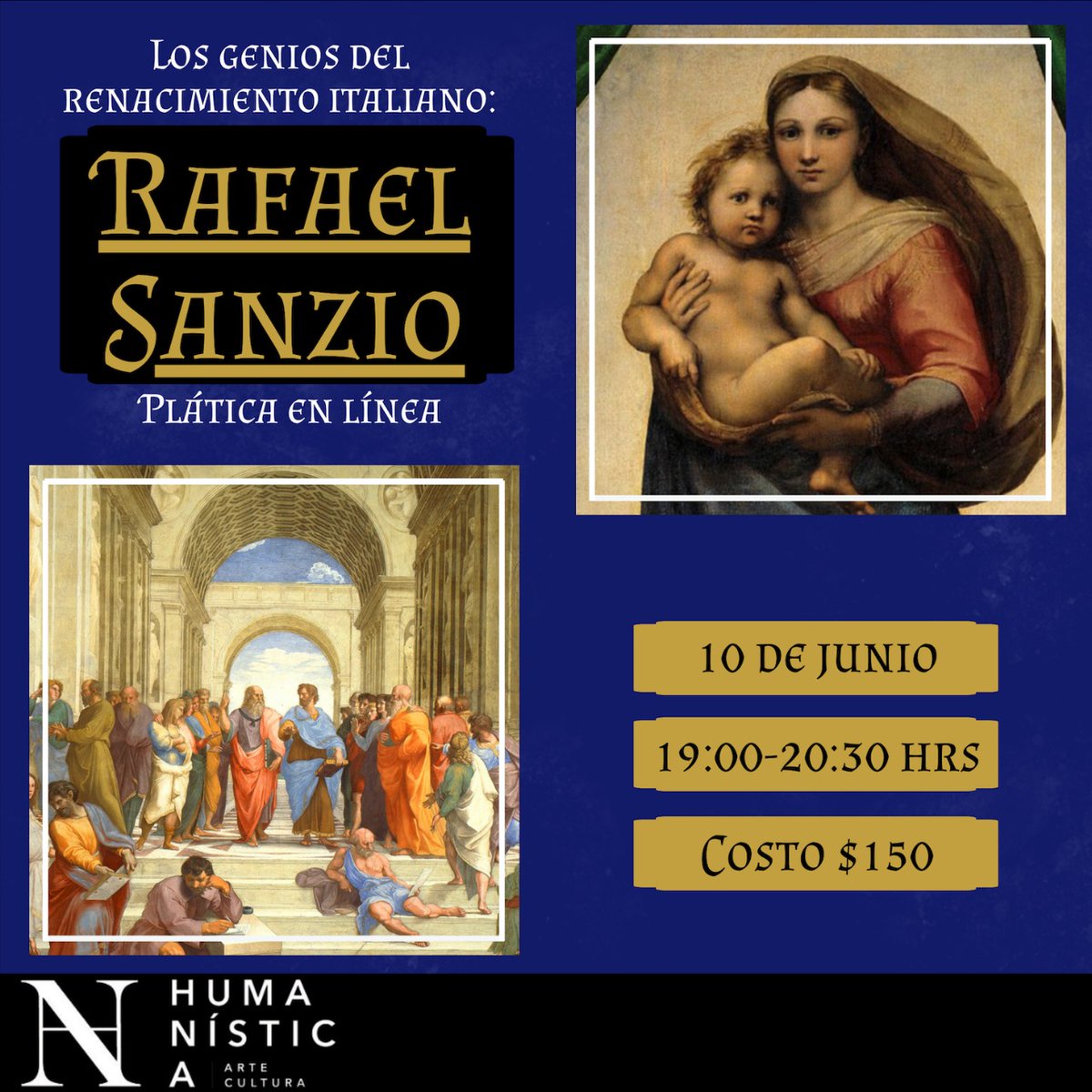 HumanisticaAyC's tweet photo. Genios del Renacimiento. Este miércoles el gran Rafael ¡No te lo pierdas! #Arte #HistoriaDelArte #Cuarentena #QuedateEnCasa #CulturaEnUnClick #Renacimiento #Rafael #EstanciasVaticanas #Vaticano #GeniosDelArte #Cinquecento #Florencia #Roma #CulturaEnCasa https://t.co/zOSqwevS82