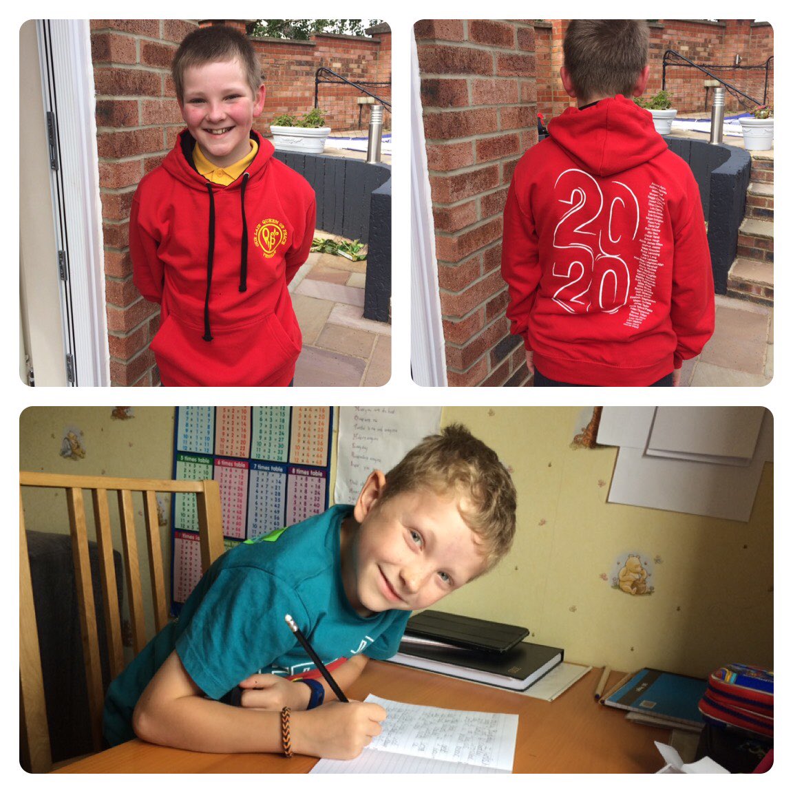 VirginieHancill's tweet photo. @OlqopPrimary @CaravaggioClass @Seuratclass Oscar has enjoyed his first day back to school while Charlie continued with his homeschooling and just managed to get finished in time for Oscar getting home. Guess who’s had the most fun? https://t.co/zOEDepI8AW