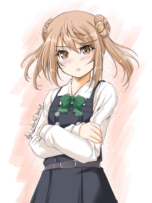 守りたいその怒ってるんだか嬉しいんだかよくわからない微妙な顔。

#艦これ版深夜の真剣お絵描き60分一本勝負
#艦これ版真剣お絵描き60分一本勝負_20200608 