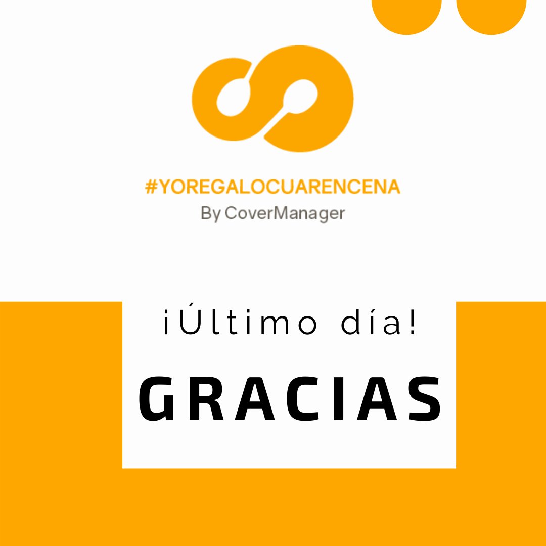 ¡Nuestro último día!

Gracias a todos los que habéis formado parte de nuestro movimiento, restaurantes que ya nos conocíais, los nuevos que os habéis sumado en el camino y confiado en nosotros, y todas las personas que han aportado su granito de arena regalando una cuarencena.