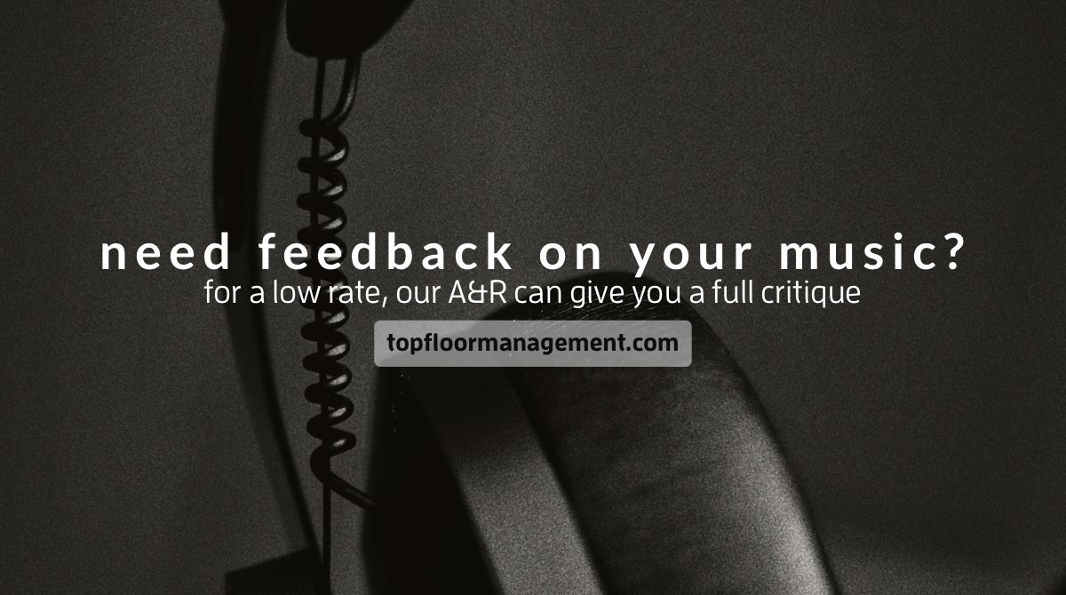 TopFloorMgmt's tweet photo. So many musicians are on a limited budget. That’s why at just $15, we are linking artists with our Artist &amp; Repertoire team! Our A&amp;R will listen to your music and give an in-depth analysis on what works &amp; what needs improvement. Visit https://t.co/Gc2SRYE8FP to get started. 🎉 https://t.co/4Yf7vlAoIS