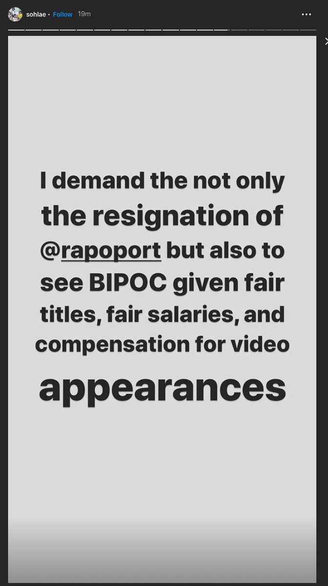 kadybat's tweet photo. dear @bonappetit:

i am a massive fan of your video content. your team has near single-handedly rekindled my love of cooking. however, until Adam Rapoport resigns, and you begin paying BIPOC editors properly, including the incredible Sohla El-Waylly, i won’t be watching. https://t.co/QVabRlPuEt