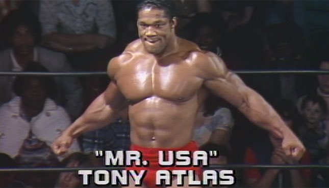 Tony Atlas was one of the most popular African American wrestlers in the 80s. As the Soul Patrol, he and Rocky Johnson were the first black men to hold a WWF championship. A bodybuilder, he was a 3x Mr. USA and people called him Black Superman.