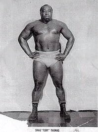 Another contemporary of Brazil and Bearcat Wright was Shag Thomas, who was tag team champ in Portland and NWA Pacific Northwest Champ twice. The Portland Territory didn’t segregate wrestlers in the 50s-60s.