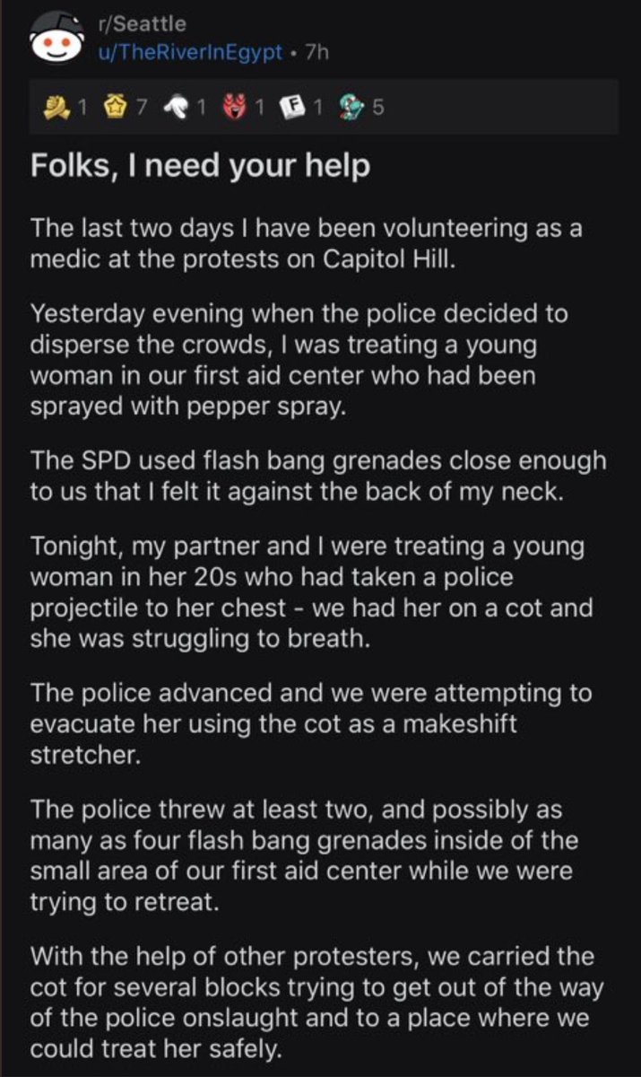 spekulation's tweet image. For a second day in a row yesterday, Seattle Police attacked and destroyed the medical supplies being used to treat injuries caused by police weaponry at the East Precinct. Let me say that again: THEY ARE ATTACKING MEDICS AND DESTROYING SUPPLIES MEANT TO KEEP PEOPLE SAFE.