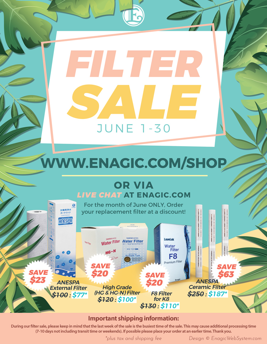 enagic filter sale