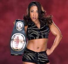Jazz is a 2-time WWF Women’s champ and was important to the surge in competitive women’s wrestling matches (along with Molly Holly, Trish Stratus, Victoria, and others) during the early 2000s in WWF. She also held the NWA Women’s Championship for 948 days.