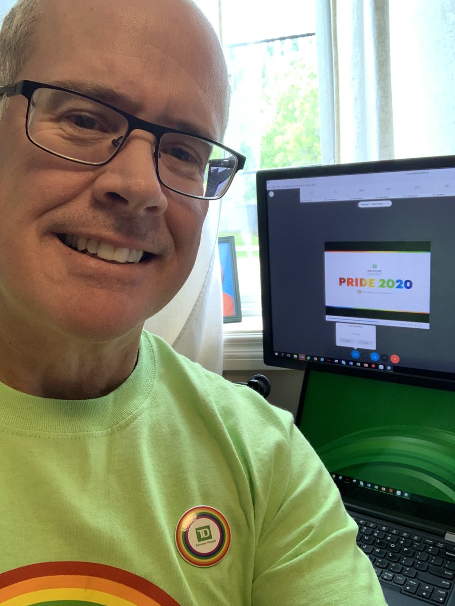 Looking forward to celebrating a Virtual Pride celebration for @TD_Canada #inclusiveemployer #Pride365