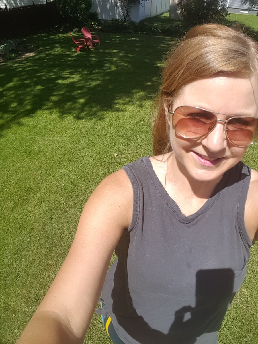 BrendaPeconie's tweet photo. #12 - 30 minutes of something you love outside...I love working in my backyard! #GalwayVirtualFieldWeek  #GoGold @coachhinman https://t.co/ct8Itwf0Jl