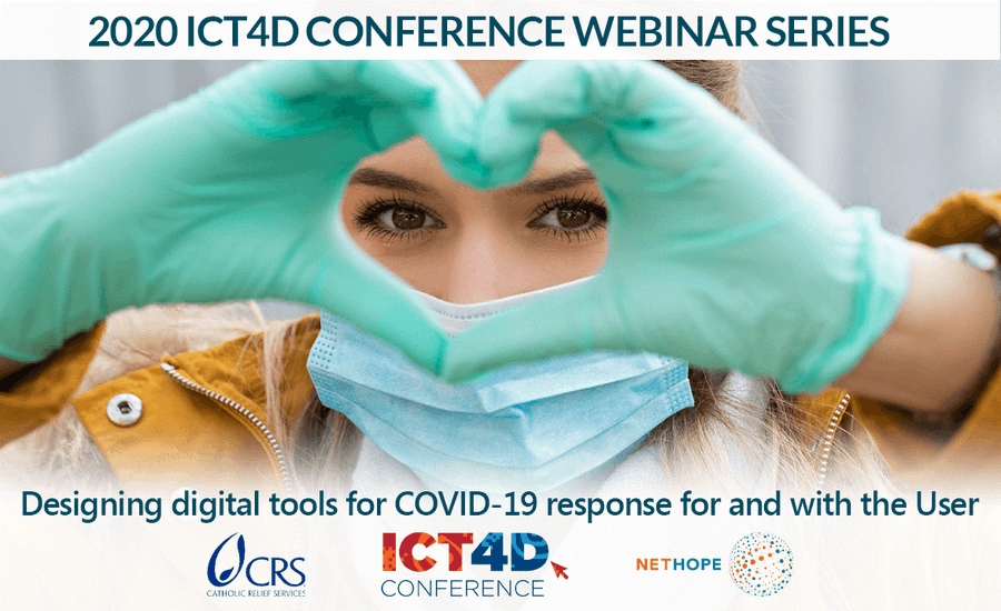 digiprinciples's tweet photo. Register now for @NetHope_org webinar on 'Designing digital tools for COVID-19 response for and with the User.' Speakers from @UNICEF & @USAID_Digital will give guidance on how to #DesignWithUser and adapt #digital tools for user needs during the pandemic. https://t.co/lzLbhGGZO8 https://t.co/xQcv68mU8O