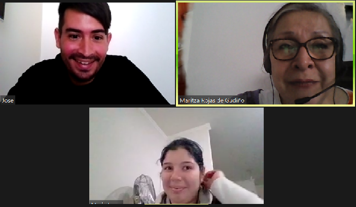 mrojasg's tweet photo. Intercambio de saberes con participantes de Community Manager y de Social Media Manager en sesión inaugural de Ciclo 49. 
#asertividad #ceujap #valencia #venezuela #santiago #chile #curitiba #brasil #ceujapinternacional #sisepuede
Con @antoniojmoralesh para @ceujap https://t.co/193zBjbZeN