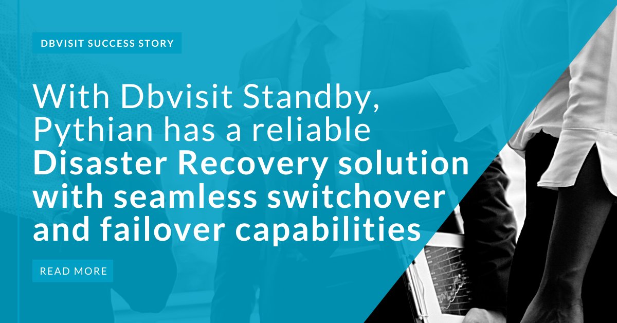 dbvisit's tweet photo. .@Pythian made the strategic decision to go with #DbvisitStandby for two reasons: the product's unsurpassed reliability &amp; ease of operation, and our reputation in the market for providing top-notch service. 

Read more of their success story: https://t.co/7TuTJ9U3OO https://t.co/2u36AzYqZu