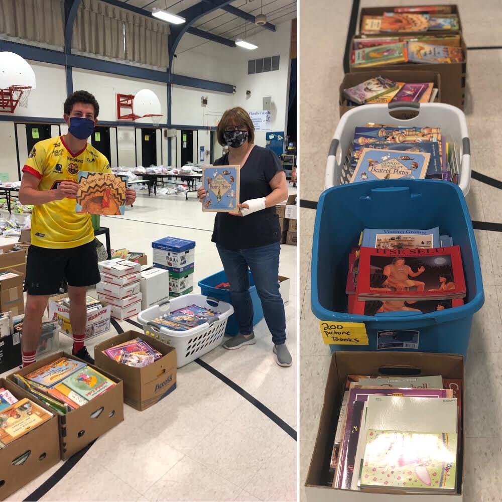 FTSD_Roebling's tweet photo. Thank you Bookmates and Booksmiles for donating over 700 books to our Stop the Summer Slide reading program! All of our students will receive multiple books to read over the summer during the drop-off/pickup  process next week. #RoeblingReads #StopSummerSlide https://t.co/vcOzbTEMFI