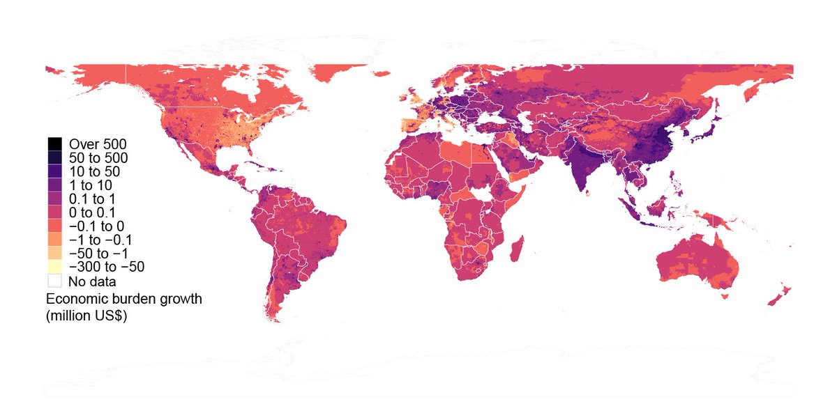 Our preprint study reveals that air pollution hit the older population hardest doi.org/10.1101/2020.0…. We provide high-resolution estimates of the global economic cost of deaths attributable to ambient air pollution in 195 countries from 2000 to 2016.