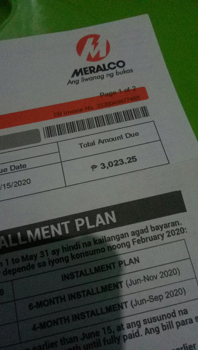 heymund_'s tweet photo. Dear @meralco bakit ganito parin bill namin this june.  Walang nakatira sa bahay mula nong april so dapat from feb 28 to march lang ung e charge niyo samin. Pakiexplain https://t.co/u6ZKnEwShA