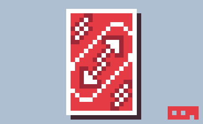 Uno Reverse Card Pixel Art Maker - Pixel Art 32x32 Grid Png,Reverse Card  Png - free transparent png images 