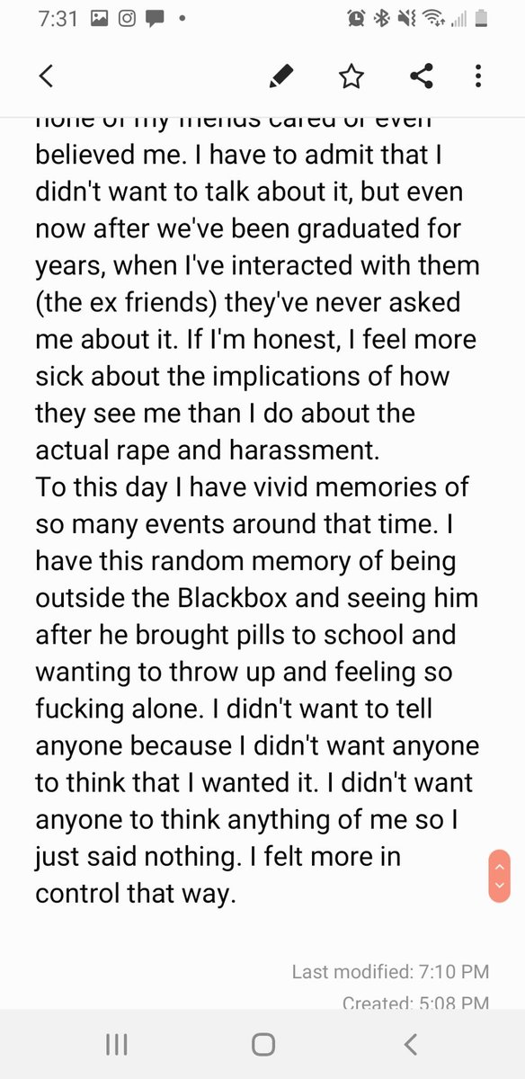 strxwberrixs's tweet photo. TW//This story was so heartbreaking to read. 
I was asked by the victim to share anonymously. 
#aroundocsa https://t.co/mZcfdHqGi0