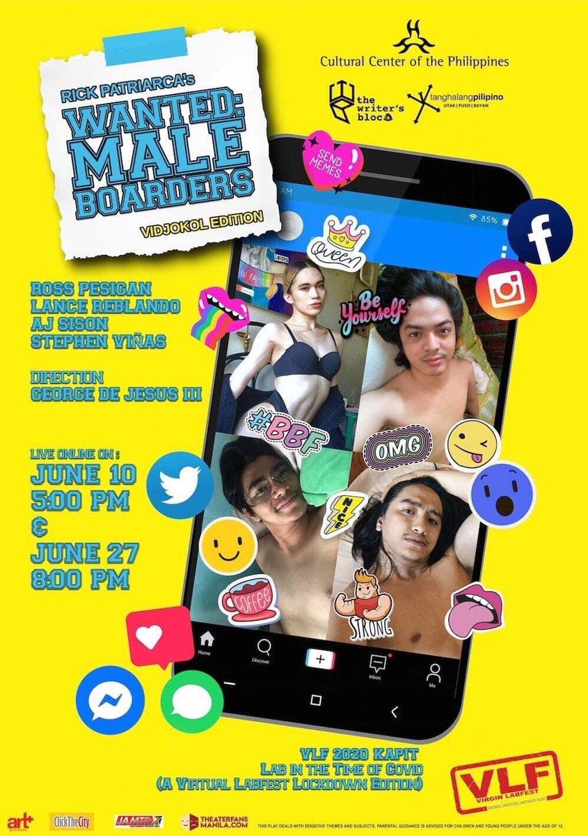 Come and watch! #VirginLabFest2020 #CulturalCenterOfThePhilippines
