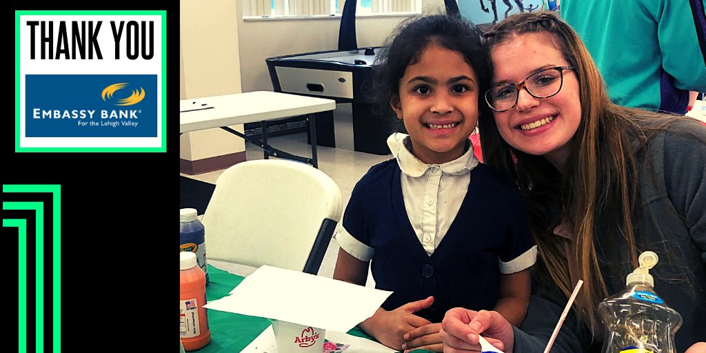 BBBSLV's tweet photo. BIG thanks to #EmbassyBank for their generous EITC gift of $40,000 this past year! Donations made through the Education Improvement Tax Credit program support our High School Bigs mentoring initiative. We're grateful for Embassy's commitment to support local kids! #LehighValley https://t.co/2lGukJ1QFw
