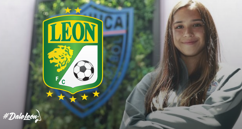 daleleon_mx's tweet photo. Al ritmo de #MyFirstDance💃 en TikTok fue presentada la crack Nailea Vidrio como nueva jugadora esmeralda🤩⚽️

¡Gran presentación, como siempre @clubleonfc @clubleonfemenil! 

📲https://t.co/TQCAj2lgdK https://t.co/o7SK6Abk0G