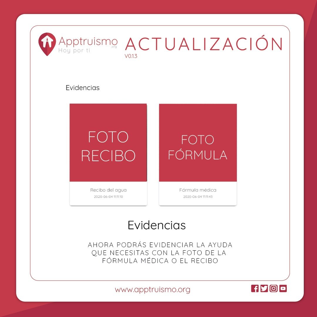 apptruismo's tweet photo. #Actualización

Ahora podrás soportar con fotos tus requerimientos, de esta manera podrás subir la foto del recibo o de la fórmula médica dando veracidad a tu solicitud.

#HoyPorTi https://t.co/kUQB3YDwEp