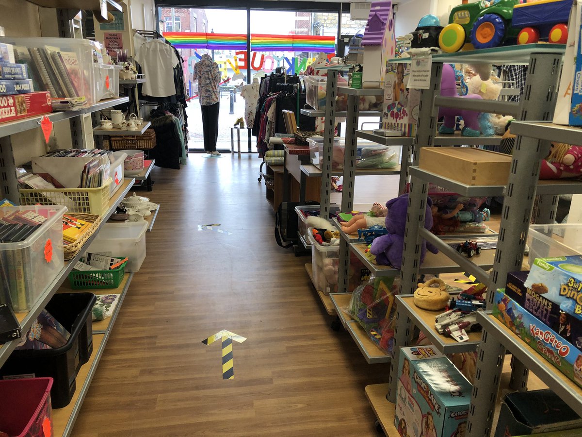 The team have been super busy during lockdown painting the shops and putting social distancing measures in place!  #OldhamHour