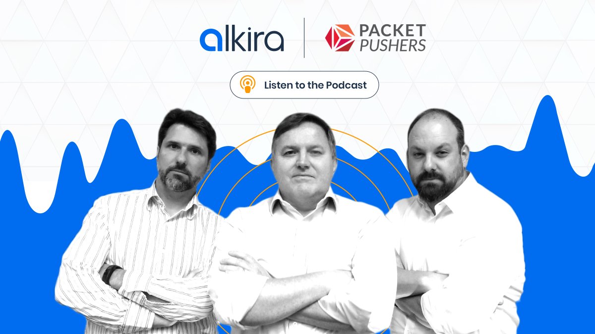 Cloud architects discuss the unbelievably easy experience with Alkira's #multicloud network on-demand. Imagine being able to deploy a global #cloud network in less than 1 hour. Listen to the <a href="/packetpushers/">Packet Pushers</a> podcast with <a href="/etherealmind/">EtherealMind</a> and <a href="/ecbanks/">Ethan Banks (404)</a>: bit.ly/2BN8eIv