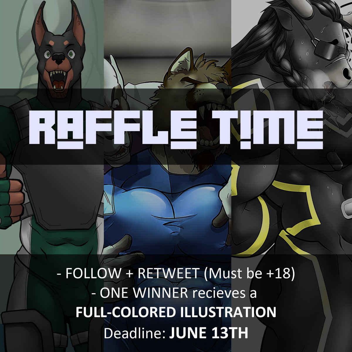 And to celebrate the +1k followers, I'll make a raffle!

Rules:
- Follow / retweet this post;
- Feel free to send your character. Don't need a description yet.

The winner will get a FULL COLORED ILLUSTRATION (SFW or NSFW).

The Deadline is on June 13th. Good luck!