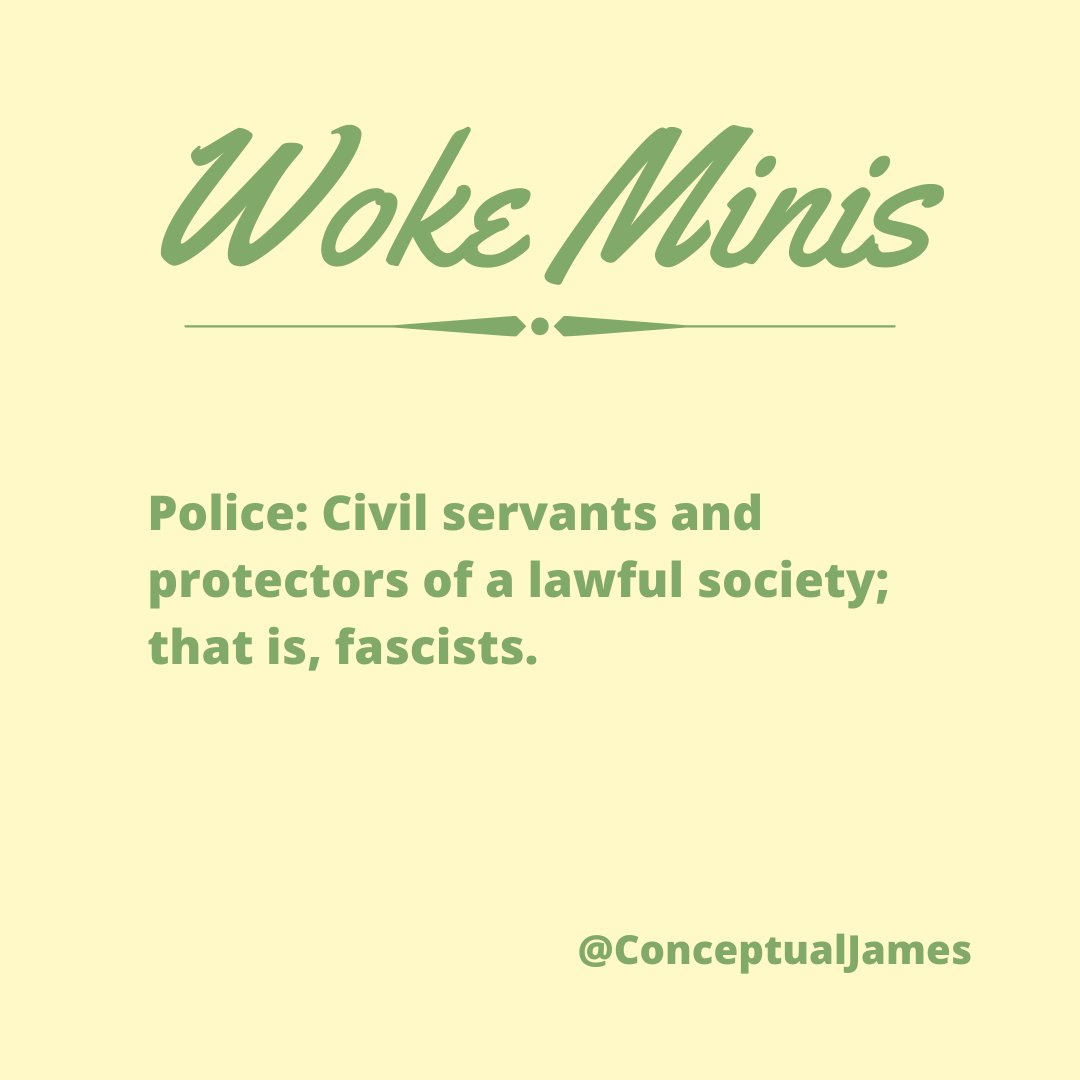  #WokeMinis  #Police  #DefundThePolice  #AbolishThePolice